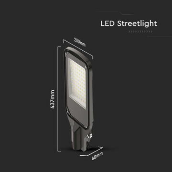 Imagine Corp de iluminat stradal LED 100W 6500K NEGRU SKU10211