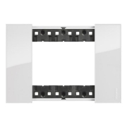 Imagine Ramă decorativă Legrand LNOW 3 module, culoare Gheață KA4803DW