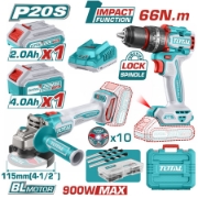 Imagine KIT COMBO 20V 4.0AH-MASINA DE GAURIT TCKLI20273E
