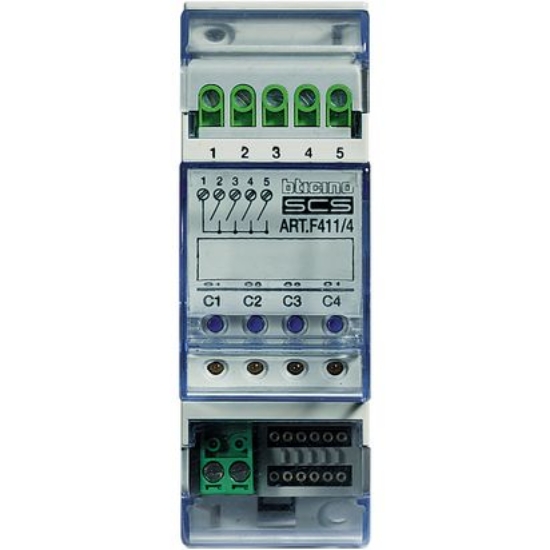 Imagine Actuator 4 Relee 2mod Din BT-F411/4