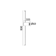 Imagine Corp LED pentru perete TINY 16W 1160LM 3000K AURIU BR-BH07-04106