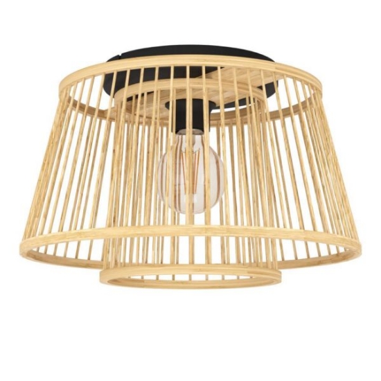 Imagine Plafoniera hykeham D380mm IP20 negru EGL 43851