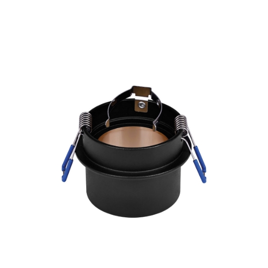 Imagine Carcacasa neagra, interior auriu, rotund, PT GU10 ALFA-C BR-BH03-06021
