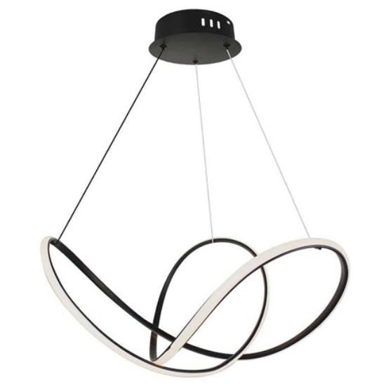 Imagine Candelabru LED 49W 3000K 70X120CM - NEGRU sku 15340 vt 7919