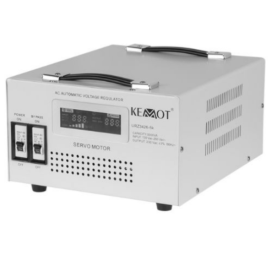 Imagine Stabilizator de tensiune SERVOMOTOR 5KVA KEMOT URZ3426-5K