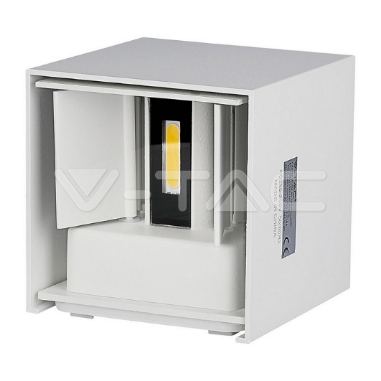 Imagine Aplica exterior VTAC NEW LED 5W 300K patrata alb 217079