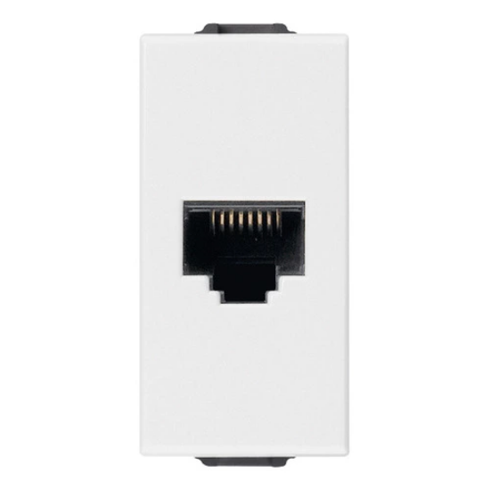 Imagine Priza NEVE RJ45 NETSAFE CAT6E UTP 110 ALB VIMAR NEVE 09339.6
