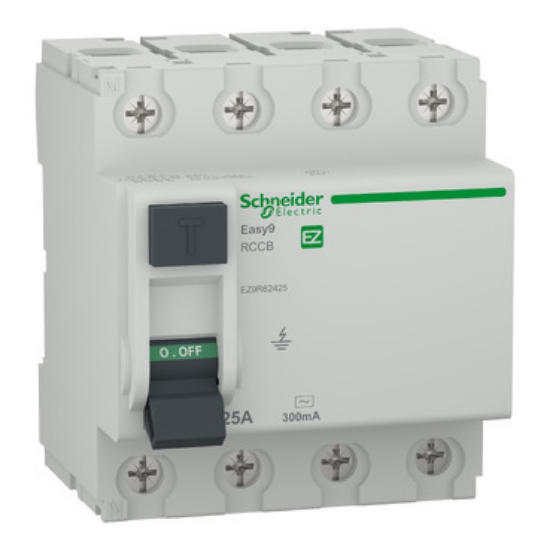 Imagine Întrerupător diferențial Schneider Easy9 4P 25A 300 mA AC EZ9R62425
