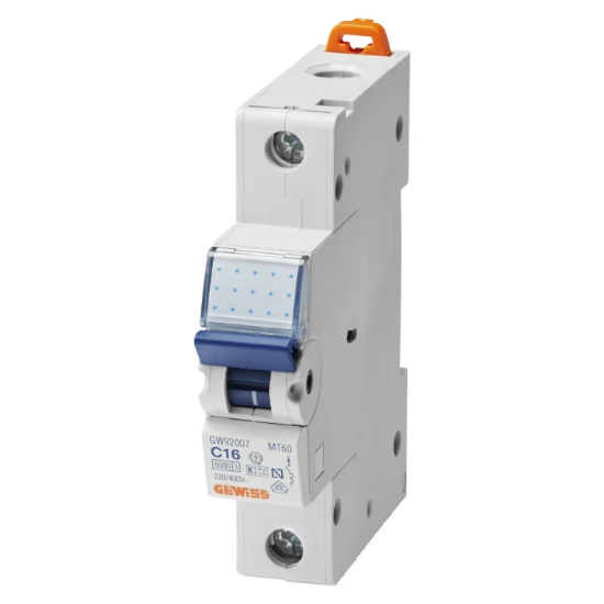 Imagine Întrerupător Automat Compact MTC 45 - 2P Caracteristică C 16A - 1 Modul GW90047
