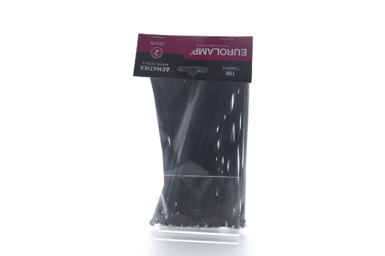 Imagine LEGATURA CABLU NEGRE DIN NYLON 66 94V-2UL 250X4.8MM (100BUC)(147-54113) EUROLAMP