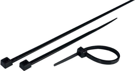 Imagine LEGATURA CABLU NEGRE DIN NYLON 66 94V-2UL 350X7.6MM (100BUC)(147-54117) EUROLAMP