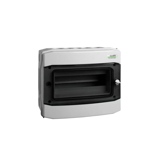 Imagine Cofret de distributie din plastic, montare aparenta, IP65, 1 rând, 8 module