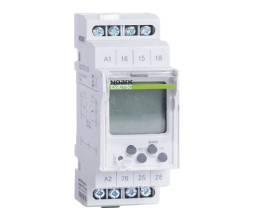 Imagine Controler de timp digital, program saptamanl si zilnic, 2 canale cu contact CO, Tensiune 230V