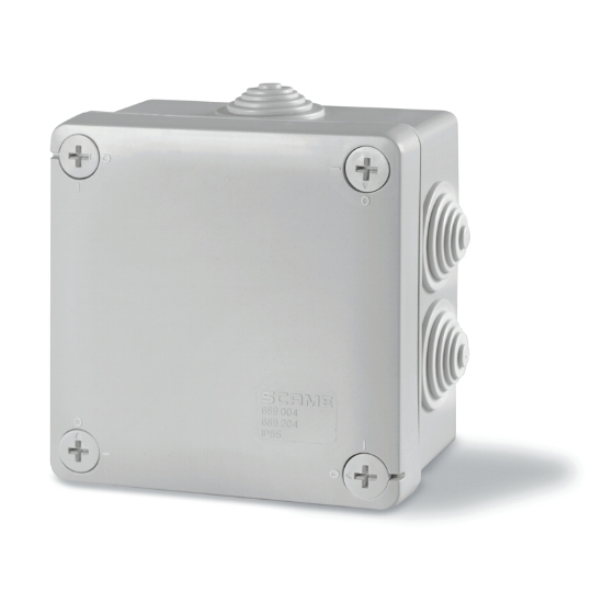 Imagine DOZA DERIVATIE PT 650°C 100x100x50mm cu mansoane IP55 HF