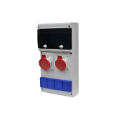 Imagine ORGANIZARE SANTIER IND 5P 2X32A 4XSCHUKO