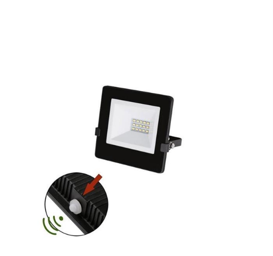 Imagine PROIECTOR "SLIM" 10W SMD LED lumina alba (4000k) alb + fotocelula