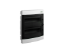 Imagine Cofret de distributie din plastic, montare incastrata, usa transparenta, IP40, 2 rânduri, 2x12 module