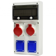 Imagine ORGANIZARE SANTIER IND 5P 2X16A 2XSCHUKO