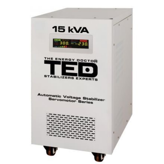 Imagine Stabilizator retea maxim 15KVA-SVC cu servomotor monofazat TED000095