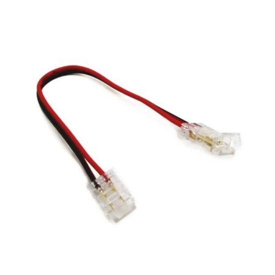 Imagine 2 CONECTORI PENTRU BANDA monocolora CU LED CU CABLU (8mm)