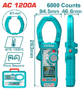 Imagine TOTAL - CLAMPMETRU DIGITAL (CLESTE AMPERMETRIC) TMT4100041