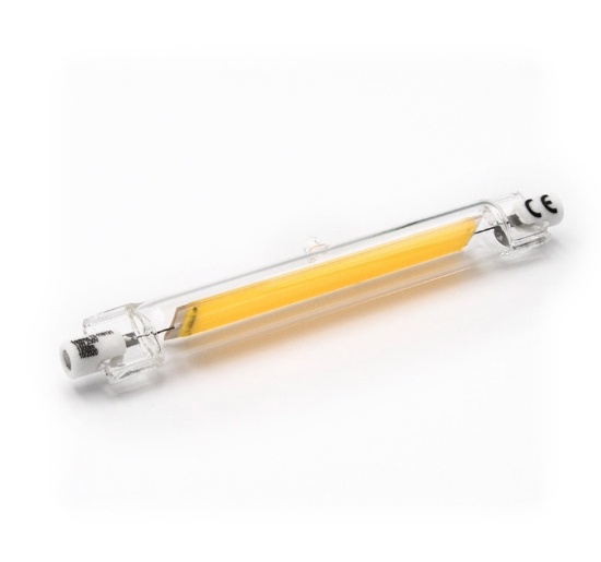 Imagine BEC CU LED COB pentru proiectoare 240V R7s 9W Lumina Alba - 118mm