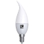 Imagine BEC LED 240V LUMANARE ornament DIMABIL E14 6W LUMINA calda MAT