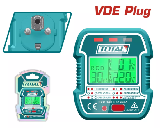 Imagine TOTAL - STECHER TESTER VDE, ECRAN LCD   TESST 30011