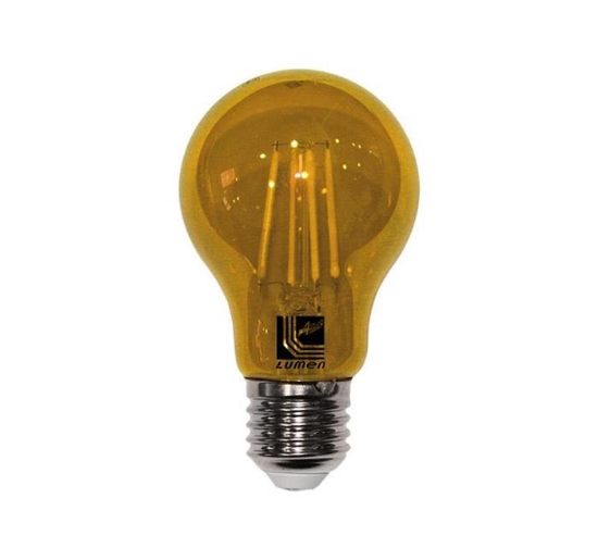 Imagine BEC LED COG 230V TIP "PARA" E27 6W LUMINA portocalie