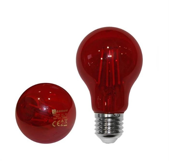 Imagine BEC LED COG 230V TIP "PARA" E27 6W LUMINA rosie