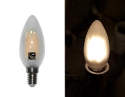 Imagine BEC LED-COG 4W LUMANARE E14 230V LUMINA rece MAT