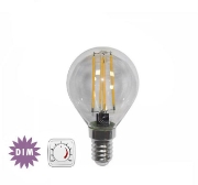 Imagine BEC LED-COG 6W DIMABIL SFERIC E27 230V LUMINA calda CLAR