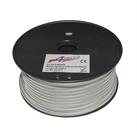 Imagine Cablu "cordon" flexibil 2x0,50mm² - alb perla