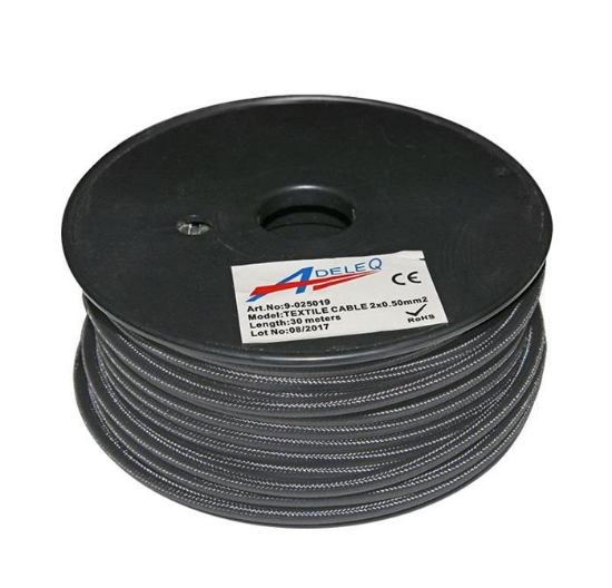 Imagine Cablu "cordon" flexibil 2x0,50mm² - gri grafit
