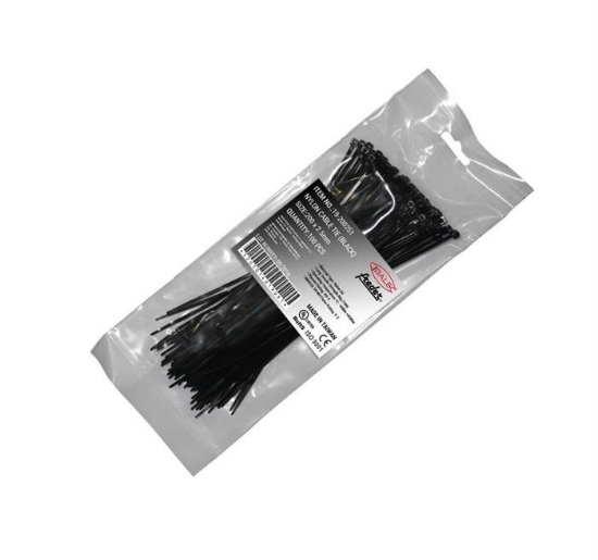 Imagine COLIERE CABLU 200X3,6MM NEGRU