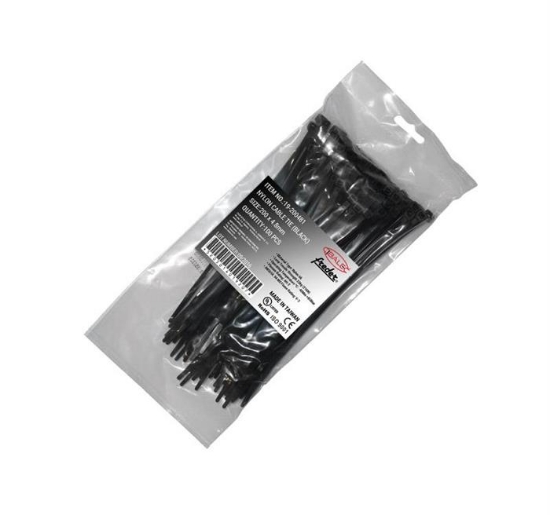 Imagine COLIERE CABLU 250X4,8MM NEGRU