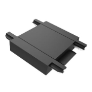 Imagine Conector (mufa) pentru sina aparenta - negru