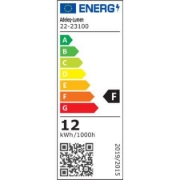 Imagine Corp (lentile la 36 grade) cu LED 12w pentru sina 40VDC lumina calda - negru