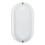 Imagine APLICA OVALA ALBA DIN PLASTIC CU FIXARE PE PERETE 15W 218X113X50MM 4000K IP54 (145-20415)EUROLAMP