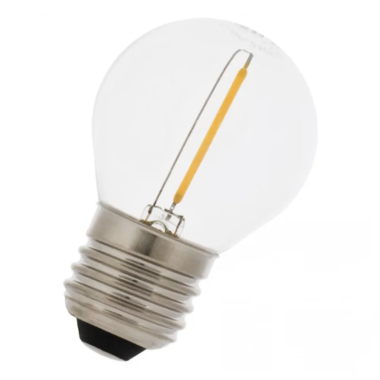 Imagine BEC CU LED FILAMENT BULB G45 TRANSPARENT 1W 90LM E27 3000K 220-240V TEMPERATURA:-30C+45C (147-78263)EUROLAMP