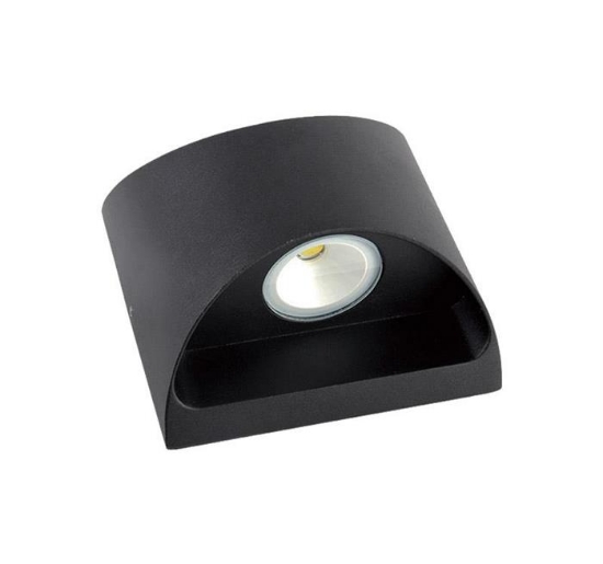 Imagine CORP 6911 "OVAL" cu LED 2x3W - NEGRU