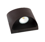 Imagine CORP 6911 "OVAL" cu LED 2x3W - RUGINIU