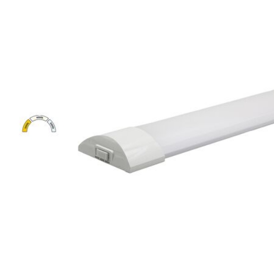 Imagine CORP ALB OVAL CU INTRERUPATOR LED 24W CCT L:900mm