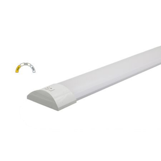 Imagine CORP ALB OVAL CU INTRERUPATOR LED 24W CCT L:900mm