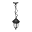 Imagine Corp cu lant policarbonat 931 "PT" h:84cm NEGRU E27 IP44