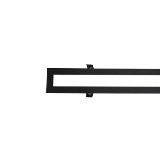Imagine Rama montaj incastrat in rigips pentru corp SLIM de 50W - neagra 1530x107