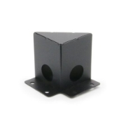 Imagine Cot metalic 90° - negru