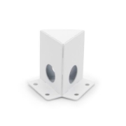 Imagine Imbinare "T" metalic 3x120° - alb