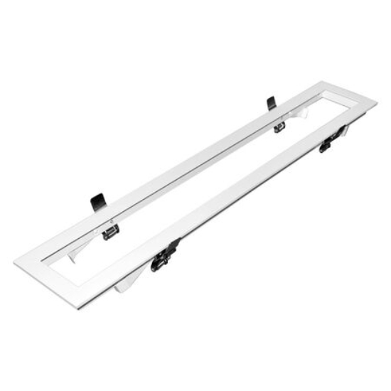 Imagine Rama montaj incastrat in rigips pentru corp de 18W - alba 630x107