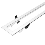 Imagine Rama montaj incastrat in rigips pentru corp de 36W - alba 1230x107